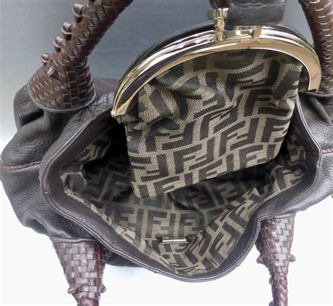 fendi leather b bag|fendi bag pre owned.